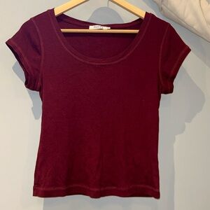 Ricki’s Ribbed Scoop Neck Top